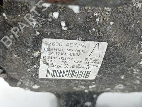 AC compressor NISSAN QASHQAI II (J11, J11_) 1.5 dCi | BP20147082M34