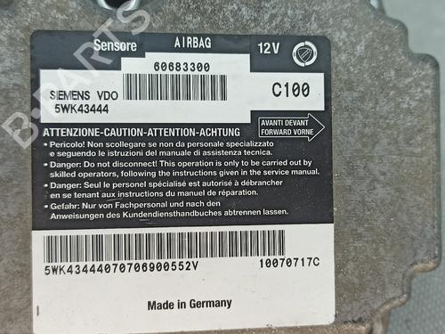 ECU airbags ALFA ROMEO GT (937_) 1.9 JTD (937CXN1B) | BP20235324M53 