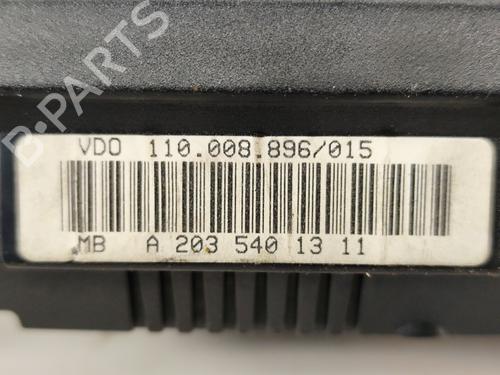 Instrument cluster MERCEDES-BENZ C-CLASS (W203) C 200 CDI (203.004) | BP22409055C47