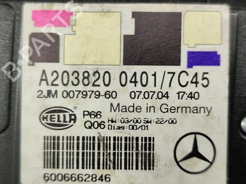 Interior roof light MERCEDES-BENZ C-CLASS (W203) C 200 CDI (203.004) | BP22409044I8