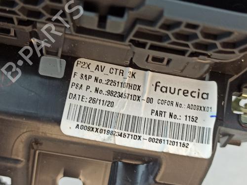 Air vent PEUGEOT 2008 II (UD_, US_, UY_, UJ_, UR_, UC_) 1.2 PureTech 100 (USHNK) | BP22765930I21 