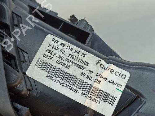 Air vent PEUGEOT 2008 II (UD_, US_, UY_, UJ_, UR_, UC_) 1.2 PureTech 100 (USHNK) | BP22765931I21 