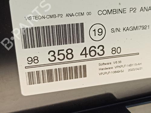 Instrument cluster PEUGEOT 208 II (UB_, UP_, UW_, UJ_) e-208 | BP22771967C47 