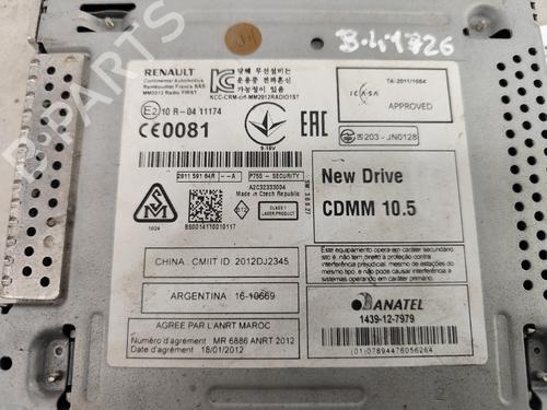 Radio RENAULT MEGANE III Grandtour (KZ0/1) 1.5 dCi (KZ09, KZ0D, KZ1G, KZ29, KZ14, KZ1W, KZ10, KZ1F,... | BP22968726E6