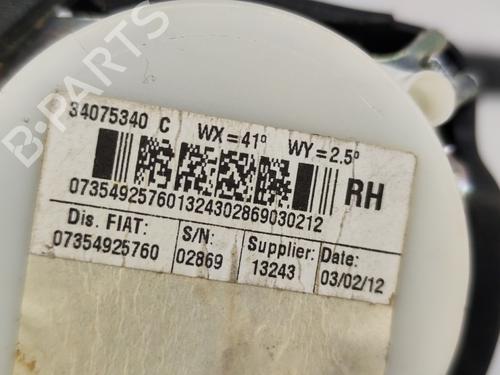 Rear right seatbelt FIAT 500 (312_) 1.2 (312AXA1A) | BP24299033I28