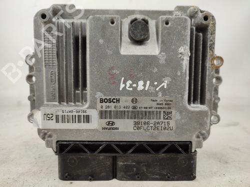 Used Engine control unit (ECU) HYUNDAI i30 (FD) 1.6 CRDi (90 hp) 24570695