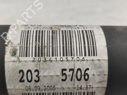 Driveshaft MERCEDES-BENZ C-CLASS (W203) C 200 Kompressor (203.042) | BP24645084M37 