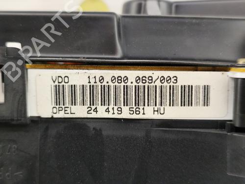 Instrument cluster OPEL ZAFIRA A MPV (T98) 2.2 DTI 16V (F75) | BP25049006C47 