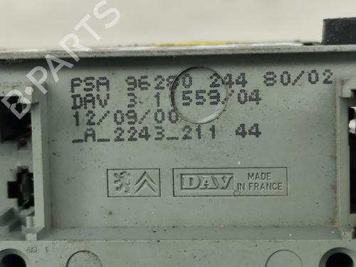 Fuse box PEUGEOT 206 Hatchback (2A/C) 1.9 D | BP25709451E1 
