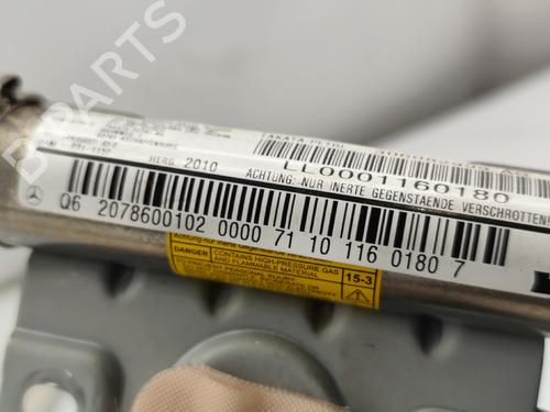 Left curtain airbag MERCEDES-BENZ E-CLASS Coupe (C207) E 350 CDI (207.322) | BP26218710C11