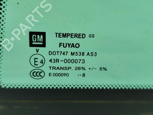 Rear left door window OPEL INSIGNIA A Sports Tourer (G09) 2.0 CDTI (35) | BP26519899C20 