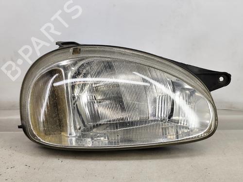 Used Right headlight OPEL CORSA B (S93) 1.2 i 16V (F08, F68, M68) (65 hp) 24877229