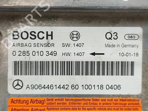 ECU airbags MERCEDES-BENZ SPRINTER 5-t Van (B906) 513 CDI (906.653, 906.655, 906.657) | BP25282830M53 
