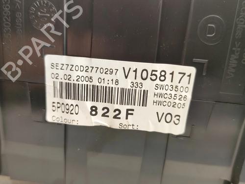 Instrument cluster SEAT ALTEA (5P1) 1.6 | BP27744007C47 