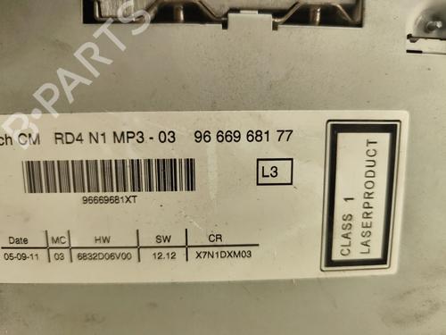 Radio PEUGEOT PARTNER Tepee 1.6 HDi | BP27744131E6 
