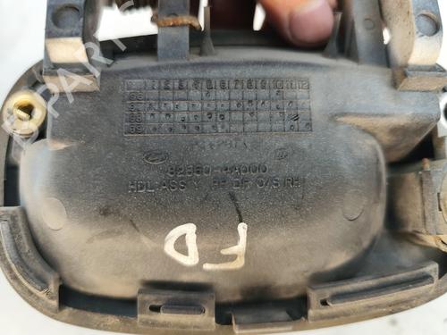 Klamka zewnętrzna drzwi przednich prawych HYUNDAI H-1 Van (A1) 2.5 TD | BP27871842C129 