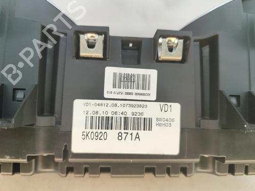 Instrument cluster VW GOLF VI Variant (AJ5) 1.6 TDI | BP28212422C47 