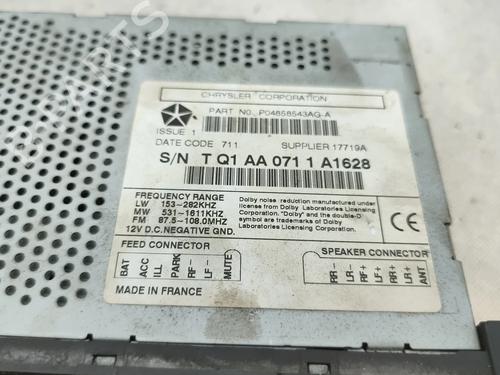 Radio CHRYSLER VOYAGER IV (RG, RS) 2.5 CRD | BP28274373E6