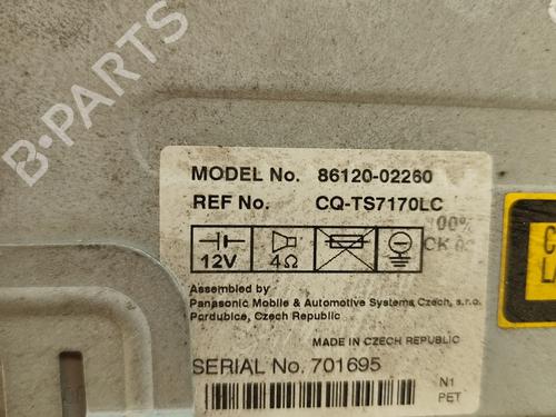 Radio TOYOTA COROLLA (_E12_) 2.0 D-4D (CDE120_, CDE120R) | BP26612311E6 