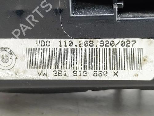 Instrument cluster VW PASSAT B5 (3B2) 1.6 | BP25038916C47 