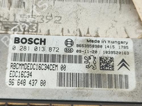 Engine control unit (ECU) PEUGEOT 207 (WA_, WC_) 1.6 HDi | BP28326746M57 