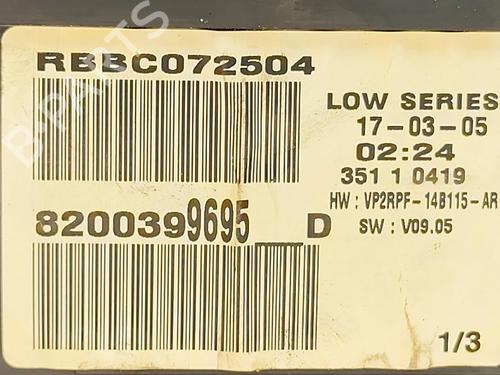 Instrument cluster RENAULT MEGANE II Estate (KM0/1_) 1.5 dCi (KM02, KM13) | BP28624860C47 