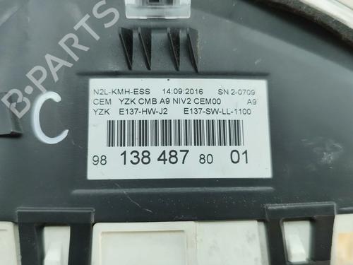 Instrument cluster PEUGEOT 208 I (CA_, CC_) 1.2 VTI 82 | BP28807269C47
