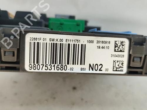 Fuse box PEUGEOT 208 I (CA_, CC_) 1.2 VTI 82 | BP28807270E1 