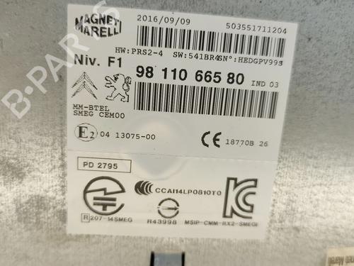 Radio PEUGEOT 208 I (CA_, CC_) 1.2 VTI 82 | BP28807293E6