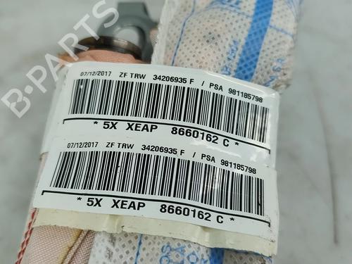 Right curtain airbag CITROËN C3 III (SX) 1.2 THP 110 (SXHNPS, SXHNZT, SXHNZ6) | BP29075065C12 