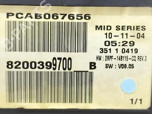 Instrument cluster RENAULT MEGANE II Estate (KM0/1_) 1.5 dCi (KM02, KM13) | BP29077772C47 