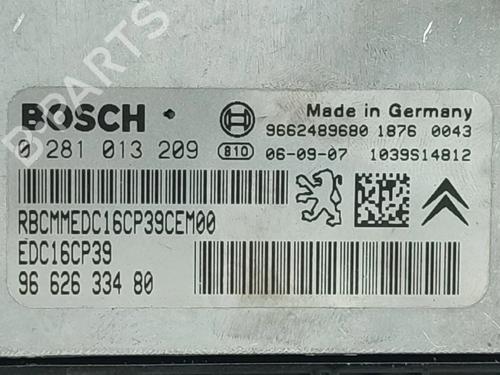 Engine control unit (ECU) PEUGEOT 407 (6D_) 2.2 HDi 170 (6D4HTH) | BP29283512M57 