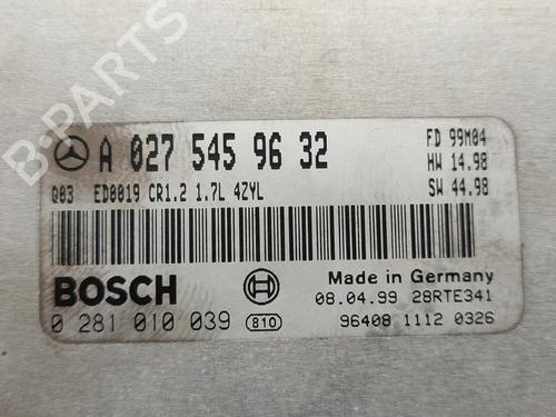 Engine control unit (ECU) MERCEDES-BENZ A-CLASS (W168) A 170 CDI (168.008) | BP29386785M57 