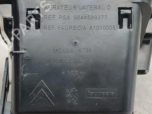 Air vent PEUGEOT 407 (6D_) 2.2 HDi 170 (6D4HTH) | BP29282289I21 