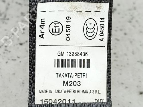 Rear right seatbelt OPEL INSIGNIA A Sports Tourer (G09) 2.0 CDTI (35) | BP29253323I28 