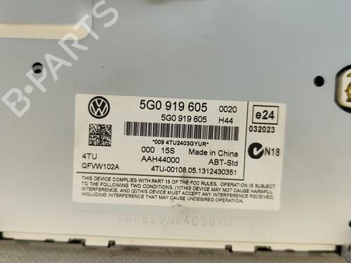 Display monitor VW GOLF VII (5G1, BQ1, BE1, BE2) 1.6 TDI | BP29455057C48 