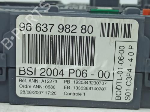 Fuse box PEUGEOT 207 (WA_, WC_) 1.6 HDi | BP29309635E1