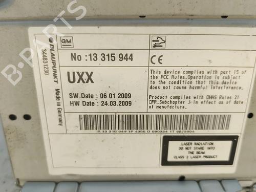 Radio OPEL INSIGNIA A (G09) 2.0 CDTI (68) | BP29510501E6 