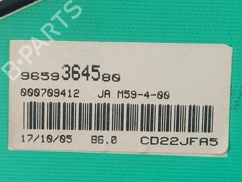 Instrument cluster CITROËN BERLINGO / BERLINGO FIRST MPV (MF_, GJK_, GFK_) 2.0 HDI 90 (MFRHY) | BP29614524C47