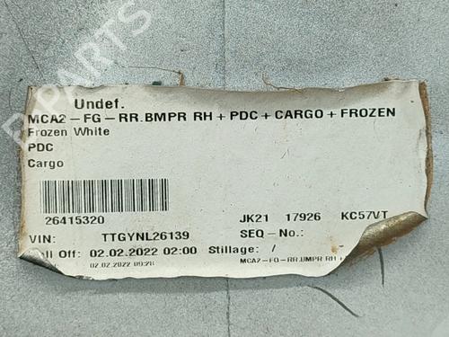 Corner bumper FORD TRANSIT CUSTOM V362 Van (FY, FZ) 2.0 EcoBlue mHEV | BP29747334C117 