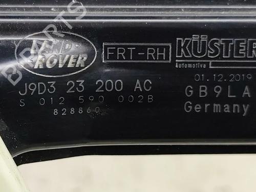 Front right window mechanism JAGUAR I-PACE (X590) EV400 AWD | BP29828973C23