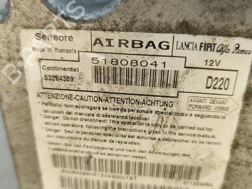 ECU airbags LANCIA DELTA III (844_) 1.4 Bifuel (844.AXA1A) | BP29867850M53