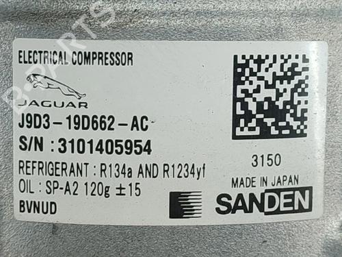 AC compressor JAGUAR I-PACE (X590) EV400 AWD | BP29862966M34 