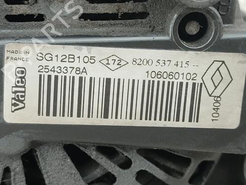 Alternator RENAULT KANGOO Express (FC0/1_) 1.5 dCi (FC1E) | BP30003771M7 