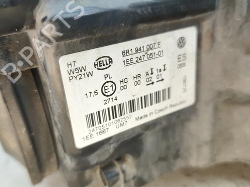 Left headlight VW POLO V (6R1, 6C1) 1.6 TDI | BP30203004C28 