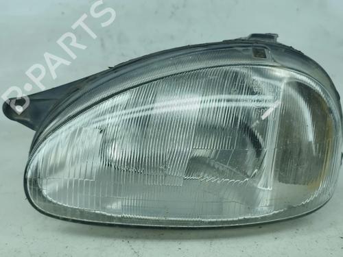 Used Left headlight OPEL CORSA B (S93) 1.5 TD (F08, F68, M68) (67 hp) 29973630