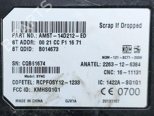 Electronic module FORD FOCUS III 1.6 TDCi | BP30151190M83