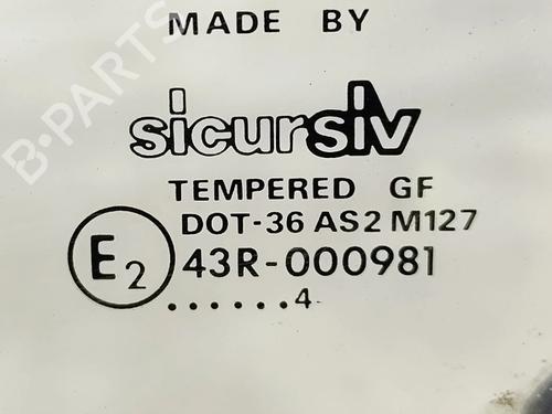 Rear right quarter glass LANCIA Y10 (156_) 1.1 Fire All-wheel Drive (156AG) | BP30390946C92