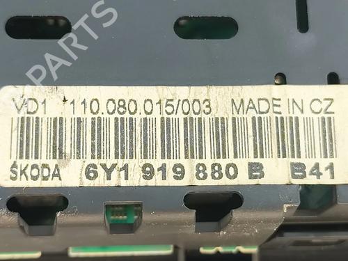 Instrument cluster SKODA FABIA I Combi (6Y5) 1.4 16V | BP30438582C47