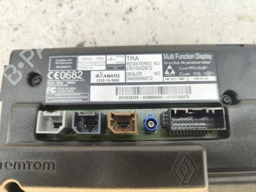 Display monitor SMART FORFOUR Hatchback (453) 0.9 (453.044, 453.053) | BP30489352C48